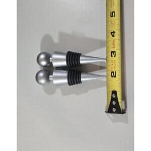 2 Stainless Wine Bottle Ball Bearing Top Stopper